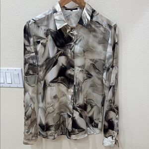 Barbara Bui 100% Silk Contemporary Blouse—GORGEOUS! Like New Condition! Size 42